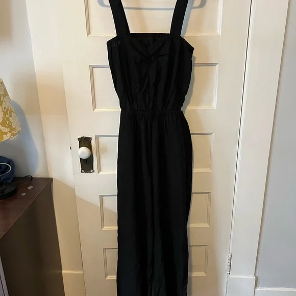 NWT LNA Los Angeles La Rosa Linen Jumpsuit Size Large MSRP $165